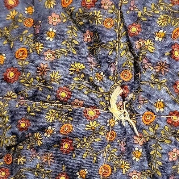 Cozies Upcycled Jeans Molly Made It Design Hand Crafted Blue Floral - Picture 10 of 13